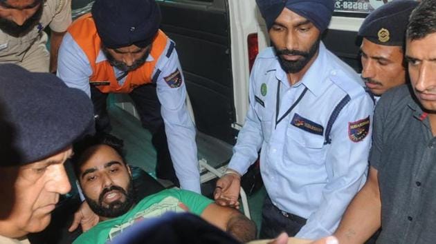 Gangster Dilpreet Singh Dahan had procured two AK-47 rifles for the attack. (HT Photo) Gangster Dilpreet Singh Dahan had procured two AK-47 rifles for the attack. (HT Photo)