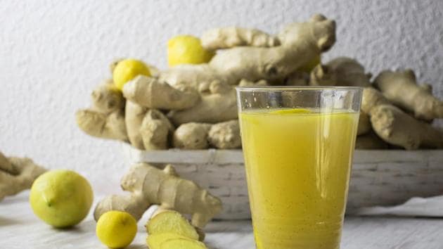 Lemon and ginger detox drink: This is a wonder drink which is very effective for weight loss. Squeeze half a lemon in a glass of lukewarm water and add an inch of grated ginger. Drink this every morning and check your weight after 1-2 months. (Shutterstock) Lemon and ginger detox drink: This is a wonder drink which is very effective for weight loss. Squeeze half a lemon in a glass of lukewarm water and add an inch of grated ginger. Drink this every morning and check your weight after 1-2 months. (Shutterstock)