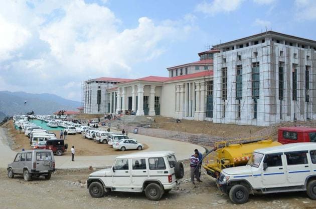 The BJP government in Uttarakhand spent Rs 1.02 crore on the budget session of the assembly held at Gairsain in March this year. (HT File Photo) The BJP government in Uttarakhand spent Rs 1.02 crore on the budget session of the assembly held at Gairsain in March this year. (HT File Photo)