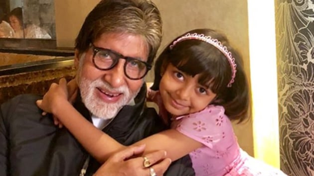 Amitabh Bachchan and Aaradhya are hanging out in London.