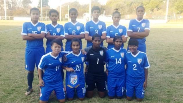 India were beaten 1-5 by hosts South Africa in the opening game of the of the BRICS U-17 girls football tournament in Johannesburg.(AIFF)