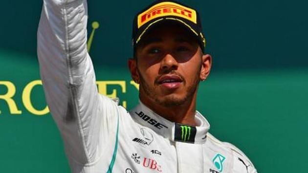 Lewis Hamilton ended months of speculation about his future on Thursday by signing a new two-year deal keeping him at his Mercedes team until the end of 2020.(AFP)