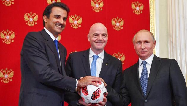 Qatar Ploughs Ahead With 22 Fifa World Cup Plans Despite Crises Hindustan Times