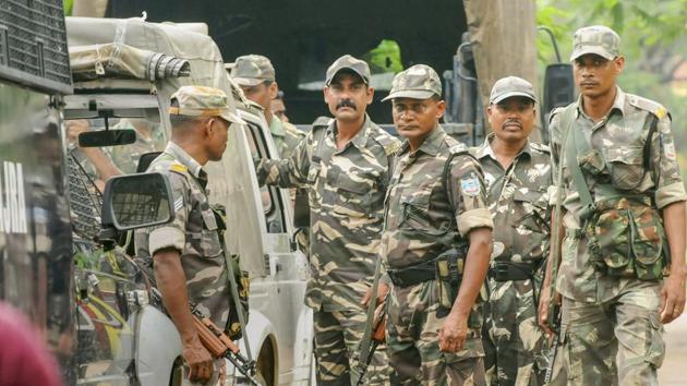 Seven Maoists, including three women fighters, have been killed in an ongoing encounter with security forces in Chhattisgarh’s Dantewada district on Thursday morning. Police said the count could rise in the hours to come. (PTI File) Seven Maoists, including three women fighters, have been killed in an ongoing encounter with security forces in Chhattisgarh’s Dantewada district on Thursday morning. Police said the count could rise in the hours to come. (PTI File)