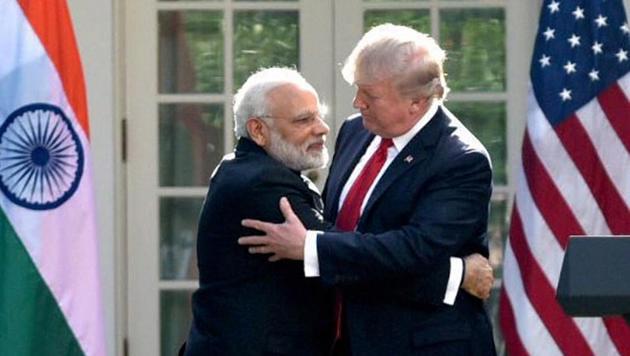 Prime Minister Narendra Modi meets US President Donald Trump at the White House in Washington DC.(PTI File Photo) Prime Minister Narendra Modi meets US President Donald Trump at the White House in Washington DC.(PTI File Photo)