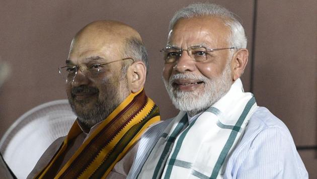 Prime Minister Narendra Modi and BJP president Amit Shah.(Sanchit Khanna/HT File Photo) Prime Minister Narendra Modi and BJP president Amit Shah.(Sanchit Khanna/HT File Photo)