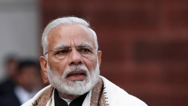 Prime Minister Narendra Modi speaks with the media inside the parliament premises in New Delhi. (Reuters) Prime Minister Narendra Modi speaks with the media inside the parliament premises in New Delhi. (Reuters)