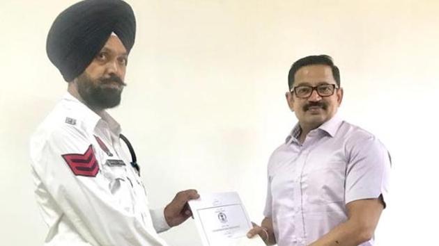 The traffic wing of the Punjab Police announced its initiative to recognise its personnel who show exemplary zeal during the duty to save the lives of citizens. (HT Photo) The traffic wing of the Punjab Police announced its initiative to recognise its personnel who show exemplary zeal during the duty to save the lives of citizens. (HT Photo)