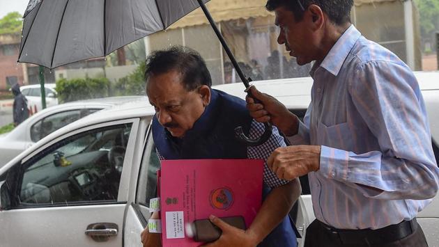 A dramatic re-enactment of the epic Ramayana, is going to see two Union ministers, two other top BJP leaders and a state governor donning the grease paint for the main event in Delhi, to be staged from October 10 to 18. Union Minister Harsh Vardhan will be essaying the role of King Janak, Vijay Sampla, minister of state for social justice and empowerment, will be playing Himavat, father of the goddess Parvati. (Kamal Singh / PTI) A dramatic re-enactment of the epic Ramayana, is going to see two Union ministers, two other top BJP leaders and a state governor donning the grease paint for the main event in Delhi, to be staged from October 10 to 18. Union Minister Harsh Vardhan will be essaying the role of King Janak, Vijay Sampla, minister of state for social justice and empowerment, will be playing Himavat, father of the goddess Parvati. (Kamal Singh / PTI)