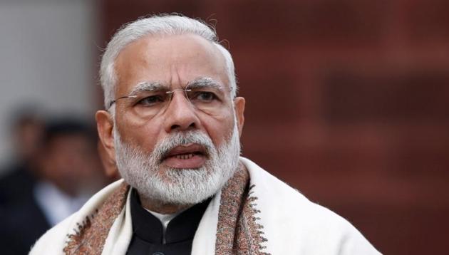 Prime Minister Narendra Modi speaks with the media inside the parliament premises recently. (Reuters File) Prime Minister Narendra Modi speaks with the media inside the parliament premises recently. (Reuters File)