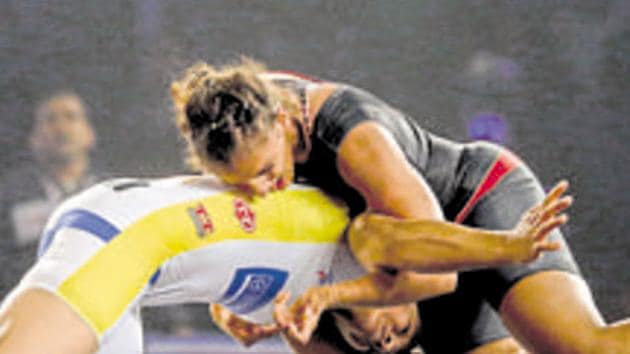 Mansi won silver in the 57 kg category of the Junior Asian Wrestling Championships. (Image for representation only)(Hindustan Times)