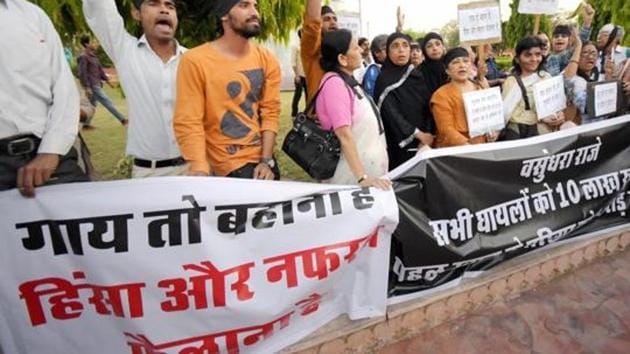 The latest incident of the alleged lynching of a Muslim man in Rajasthan’s Alwar has once again put the spotlight on the district that falls in the Mewat region.(PTI File)