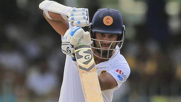 Sri Lanka's Dimuth Karunaratne watches his shot against South Africa in Colombo. (AP) Sri Lanka's Dimuth Karunaratne watches his shot against South Africa in Colombo. (AP)