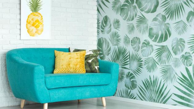 Home decor idea: Balance floral prints with some neutral colours to enhance your interiors.(Shutterstock)