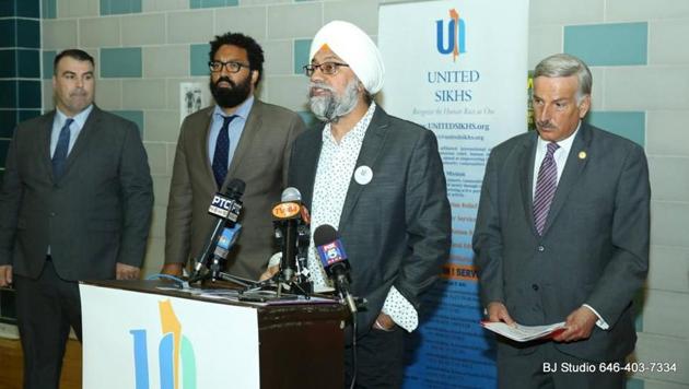 Pritpal Singh, senior policy adviser for United Sikhs, at the launch of the initiative. (Image courtesy: Facebook) Pritpal Singh, senior policy adviser for United Sikhs, at the launch of the initiative. (Image courtesy: Facebook)