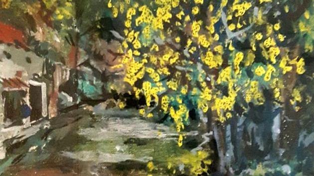 Amaltas blossoms mirroring the mood the of the city. (HT Photo) Amaltas blossoms mirroring the mood the of the city. (HT Photo)