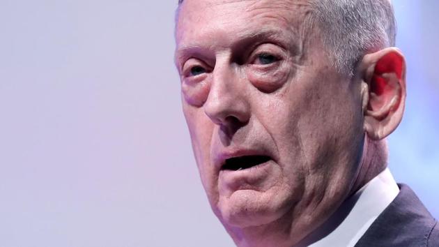 US Defense Secretary James Mattis delivers the keynote address during the Association of the United States Army's annual meeting and exposition at the Washington Convention Center October 9, 2017 in Washington, DC. (AFP) US Defense Secretary James Mattis delivers the keynote address during the Association of the United States Army's annual meeting and exposition at the Washington Convention Center October 9, 2017 in Washington, DC. (AFP)
