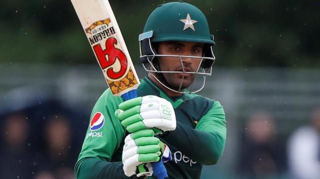 Fakhar Zaman in action for Pakistan during the fifth ODI encounter against Zimbabwe in Bulawayo.(REUTERS)