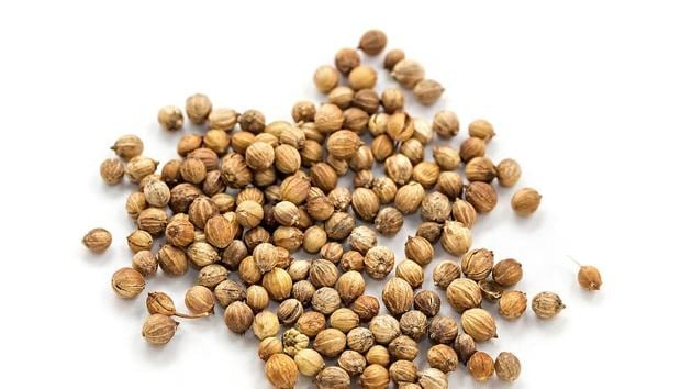 Dry coriander seeds have high levels of antioxidants that help alleviate cholesterol levels. Coriander is also diuretic in nature, which means it enhances the ability of kidneys to flush out toxins, including unwanted cholesterol (Shutterstock) Dry coriander seeds have high levels of antioxidants that help alleviate cholesterol levels. Coriander is also diuretic in nature, which means it enhances the ability of kidneys to flush out toxins, including unwanted cholesterol (Shutterstock)