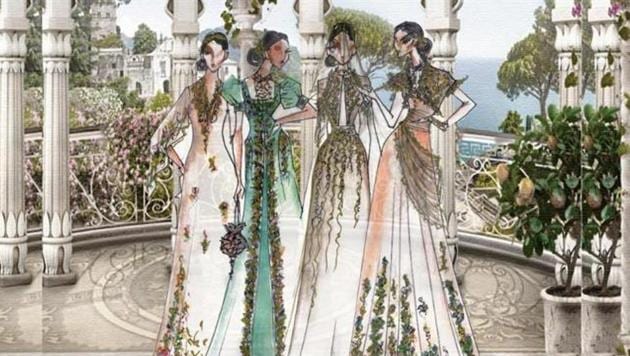 The Victorian era inspires designer Anju Modi’s collection A Maiden’s Prayer. The designer has tried to bring alive the historically significant era through cuts, silhouettes and designs. (Photo courtesy: Anju Modi)