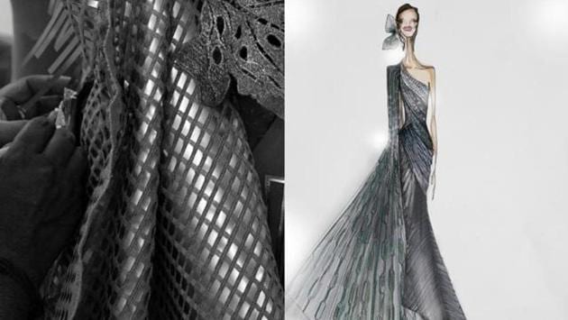 Designer Amit Aggarwal is making his debut at the couture week. His collection titled Crystalis — a derivation of words crystal and chrysalis — will see textiles created using modern industrial materials. (hoto courtesy: Amit Aggarwal)