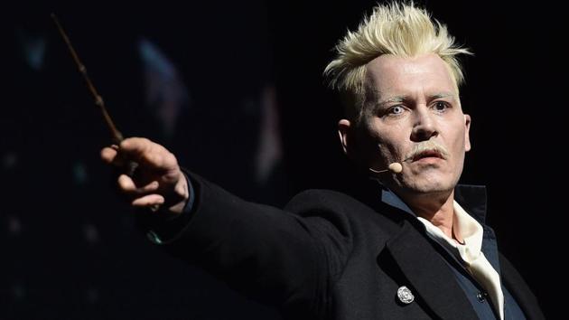 Johnny Depp participates in the Warner Bros. theatrical panel for Fantastic Beasts: The Crimes of Grindelwald during Comic Con in San Diego.(AFP)