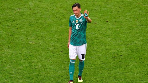 Mesut Ozil earned 92 caps for Germany scoring 23 goals.(AFP)