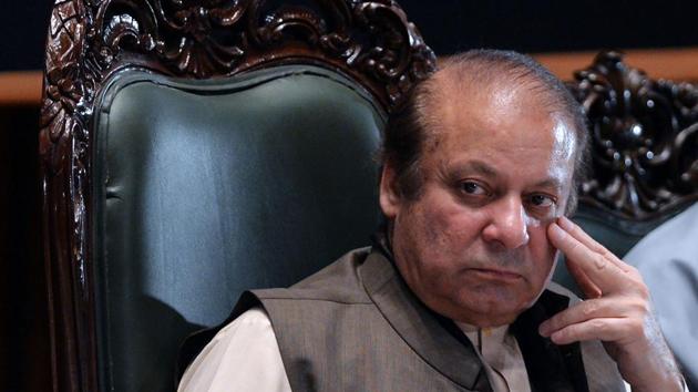 Ousted Pakistani prime minister Nawaz Sharif looks on as he attends a seminar in Islamabad.(AFP File Photo)