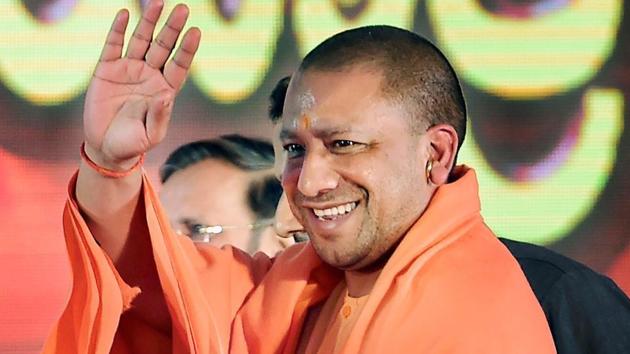 Adityanath interacted with the district magistrates and senior superintendents of police of all the 75 districts and had decided on his tours immediately afterwards to gather a “first hand feel” of the administrative functioning across the state. (HT Photo) Adityanath interacted with the district magistrates and senior superintendents of police of all the 75 districts and had decided on his tours immediately afterwards to gather a “first hand feel” of the administrative functioning across the state. (HT Photo)