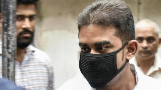 Mekhail Bora at a Mumbai sessions court on Monday.(Kunal Patil/HT Photo)