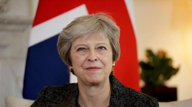 Britain's Prime Minister Theresa May. (REUTERS)