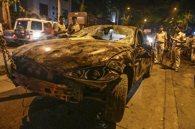 A Jaguar was also involved in a hit-and-run accident in Mumbai last month. (Shashi S Kashyap/ HT File) A Jaguar was also involved in a hit-and-run accident in Mumbai last month. (Shashi S Kashyap/ HT File)