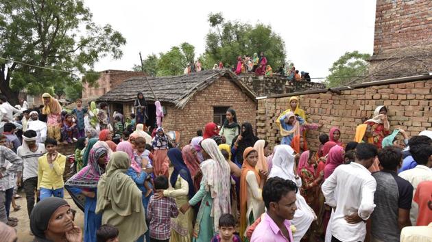 Rakhbar Khan was allegedly lynched by cow vigilantes in Alwar.(Sanjeev Verma/HT Photo)