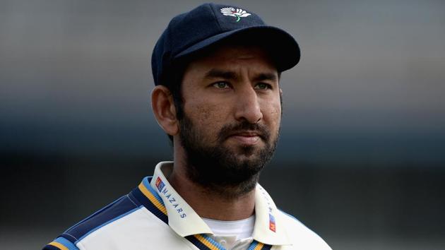 Cheteshwar Pujara believes his County stint with Yorkshire will help adjust to conditions ahead of India’s five-match Test series against England.(Getty Images)