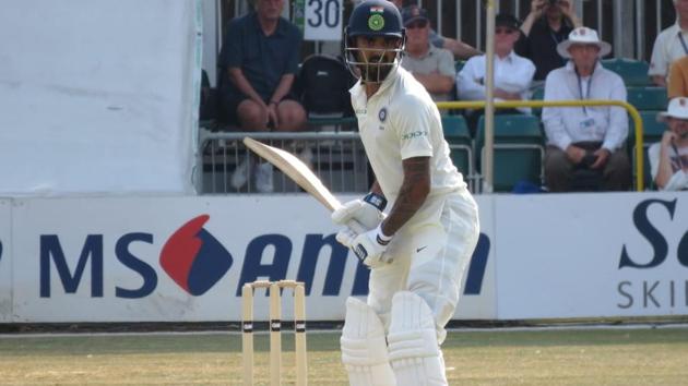 With his 92-ball 58, KL Rahul himself made out a case to be in the playing XI. (BCCI) With his 92-ball 58, KL Rahul himself made out a case to be in the playing XI. (BCCI)