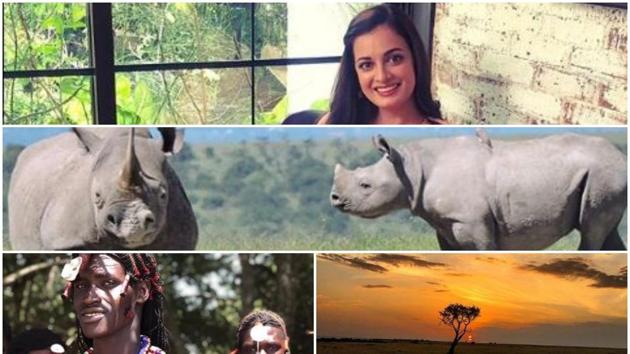 Dia Mirza is clearly enjoying her time in Kenya. (Diamirzaofficial/Instagram) Dia Mirza is clearly enjoying her time in Kenya. (Diamirzaofficial/Instagram)