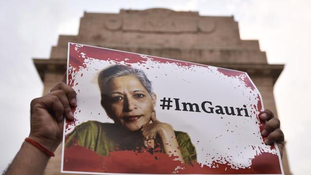 The special investigation team (SIT) probing the murder of journalist Gauri Lankesh picked up 50-year-old Rajesh Bangera from Madikeri in Kodagu district. This is the fourth arrest the SIT has made in a little under two weeks, and the tenth overall. (Burhaan Kinu / HT File) The special investigation team (SIT) probing the murder of journalist Gauri Lankesh picked up 50-year-old Rajesh Bangera from Madikeri in Kodagu district. This is the fourth arrest the SIT has made in a little under two weeks, and the tenth overall. (Burhaan Kinu / HT File)