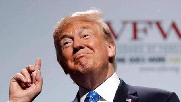 U.S. President Donald Trump gestures as he speaks in Kansas City, Missouri, U.S., July 24, 2018. REUTERS/Carlos Barria (REUTERS) U.S. President Donald Trump gestures as he speaks in Kansas City, Missouri, U.S., July 24, 2018. REUTERS/Carlos Barria (REUTERS)