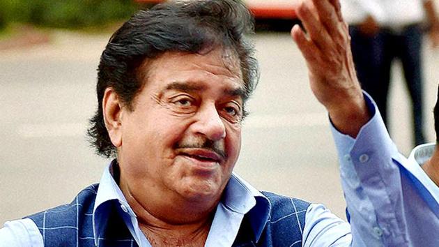 BJP MP Shatrughan Sinha during the monsoon session of Parliament. (PTI File Photo)