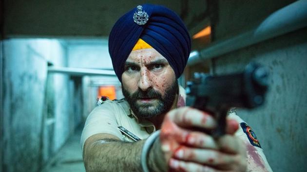 Saif Ali Khan as Inspector Sartaj Singh in a still from Netflix’s Sacred Games.