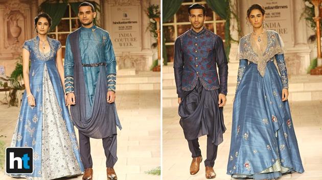 Modi’s men’s collection too was widely appreciated by the audience. (Raajessh Kashyap/HT Photo)