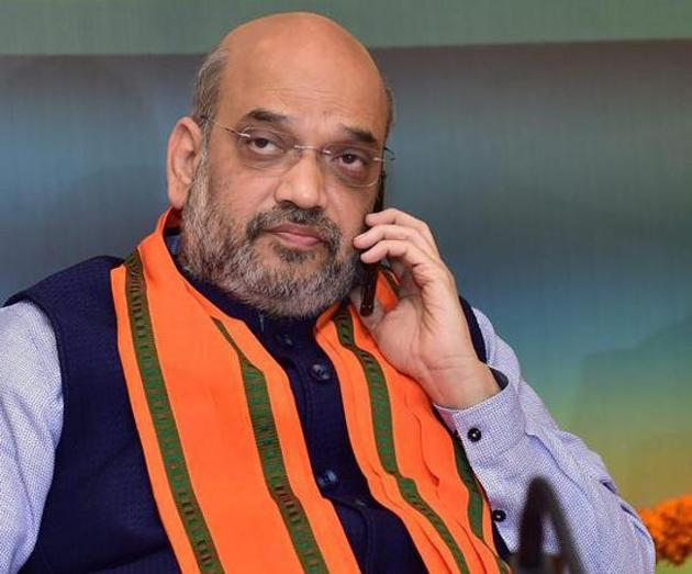 The BJP chief’s Allahabad visit will be his first after completing the first round of Lok Sabha poll preparations. (HT Photo) The BJP chief’s Allahabad visit will be his first after completing the first round of Lok Sabha poll preparations. (HT Photo)