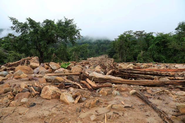 Debris seen in an area affected by landslide after the collapse. The official Laos News Agency said that about 26 people were confirmed dead and more than 130 were missing following the failure of the dam on Monday, a subsidiary structure under construction as part of a hydroelectric project. (Soe Zeya Tun / REUTERS) 