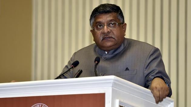 Law minister Ravi Shankar Prasad said it is suspected that Cambridge Analytica may have been involved in illegally obtaining data of Indians which could be misused.(HT File Photo/Sonu Mehta) Law minister Ravi Shankar Prasad said it is suspected that Cambridge Analytica may have been involved in illegally obtaining data of Indians which could be misused.(HT File Photo/Sonu Mehta)