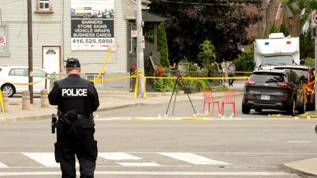 Toronto Police said on Wednesday that they have no evidence to substantiate a claim by the Islamic State group that the gunman who killed two in a Toronto rampage was an IS soldier.(AFP Photo)