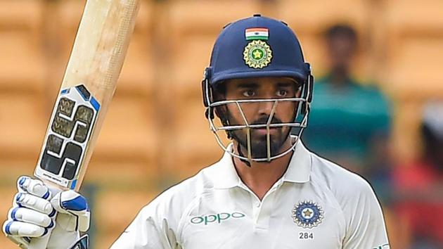 India's KL Rahul celebrates his fifty runs on the first day of the one-off cricket test match against Afghanistan, at Chinnaswamy Stadium in Bengaluru on Thursday, June 14, 2018. (PTI) India's KL Rahul celebrates his fifty runs on the first day of the one-off cricket test match against Afghanistan, at Chinnaswamy Stadium in Bengaluru on Thursday, June 14, 2018. (PTI)