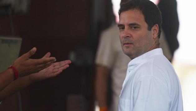 While concerns were raised on how to counter the BJP attempts at perceived polarisation, Rahul Gandhi, on his part, reiterated that Congress leaders were free to express their views, but should desist from making any “provocative” statements, said a participant.(Vipin Kumar/HT Photo) While concerns were raised on how to counter the BJP attempts at perceived polarisation, Rahul Gandhi, on his part, reiterated that Congress leaders were free to express their views, but should desist from making any “provocative” statements, said a participant.(Vipin Kumar/HT Photo)