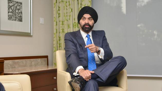 Ajay S Banga , President and CEO Master Card (above) was speaking at the ‘New India Lecture’ organized earlier this week at the Indian Consulate under the aegis of Consul General Ambassador Sandeep Chakravorty(Ramesh Pathania/Mint)