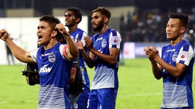 Bengaluru FC lost in the Indian Super League final to Chennaiyin.(PTI)