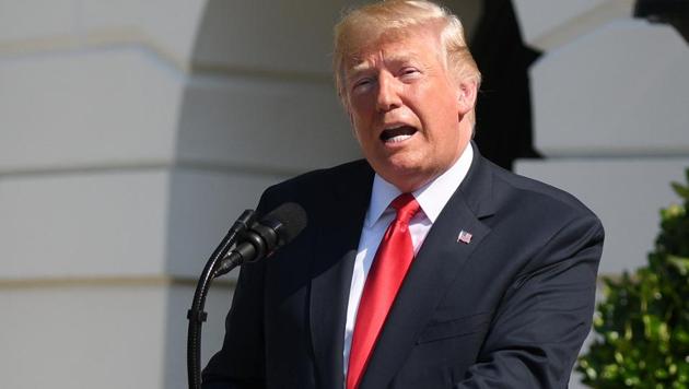 US President Donald Trump accused his former lawyer Michael Cohen of making up stories about his son and campaign team’s meeting with a Kremlin lawyer. (Reuters) US President Donald Trump accused his former lawyer Michael Cohen of making up stories about his son and campaign team’s meeting with a Kremlin lawyer. (Reuters)